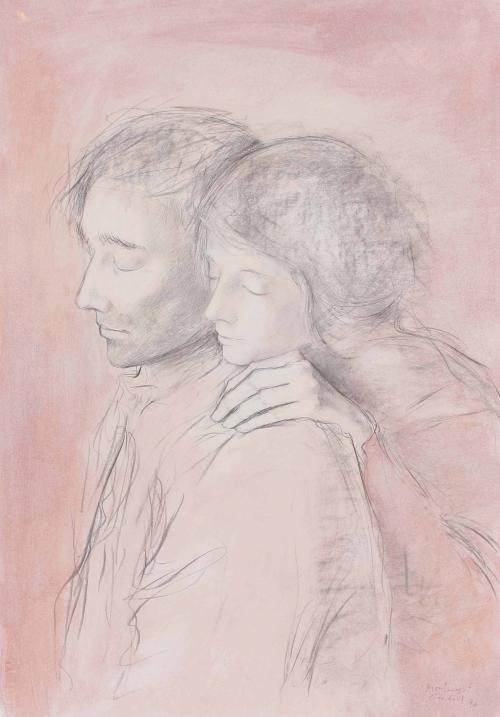 MONTSERRAT GUDIOL (1933-2015). "PAREJA", 1990.