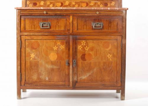 CÍRCULO DE GASPAR HOMAR (1870-1953). MUEBLE RECIBIDOR, PRIM