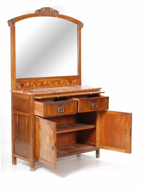 CÍRCULO DE GASPAR HOMAR (1870-1953). MUEBLE RECIBIDOR, PRIM