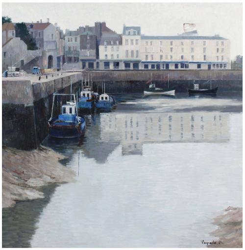 JOSEP M. VAYREDA CANADELL (1932-2001). "PORT D'HONFLEUR".