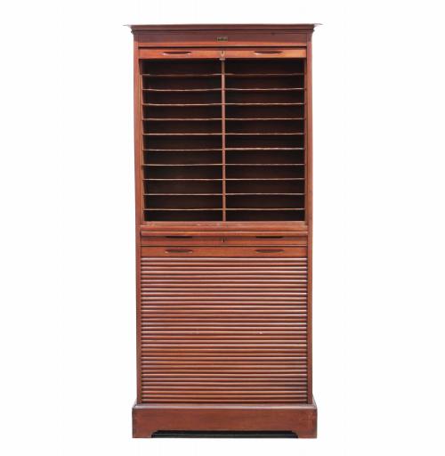ARCHIVADOR DE PERSIANA "THONET HERMANOS", PRIMER CUARTO SIGLO XX.