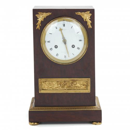 FRENCH EMPIRE-RESTORATION TABLE CLOCK, EARLY 19TH CENTURY.