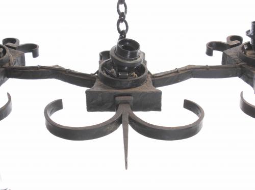 ATTRIBUTED TO VALENTÍ. SPANISH CELING LAMP, MID 20TH CENTUR