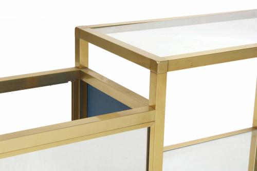 ITALIAN CONSOLE-SHELF, CIRCA 1970.