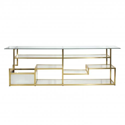ITALIAN CONSOLE-SHELF, CIRCA 1970.