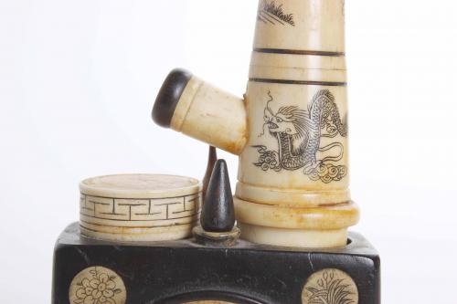 PIPA DE OPIO CHINA, DINASTÍA QING, FIN. SIGLO XIX. 