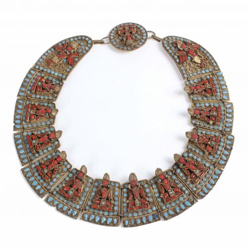 NEPALESE NECKLACE, 20TH CENTURY.