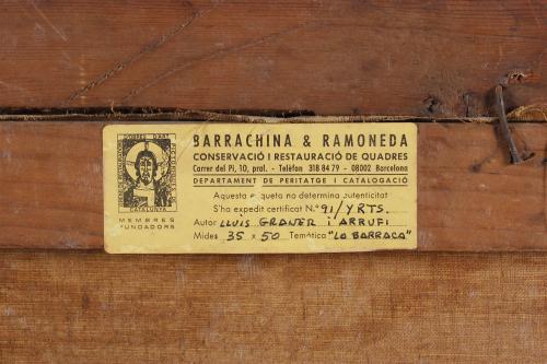 LLUÍS GRANER (1863-1929) "LA BARRACA". 