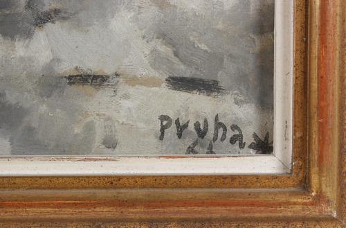 PERE PRUNA OCERANS (1904-1977). "BODEGÓN (GRIS)". 