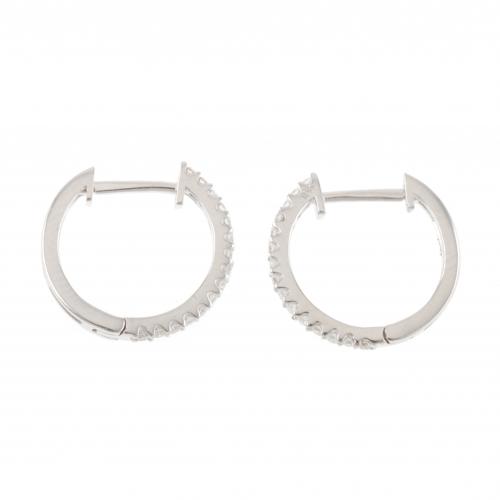 DIAMONDS CREOLE EARRINGS.