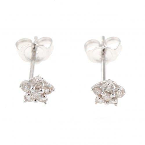 ROSETTE EARRINGS.