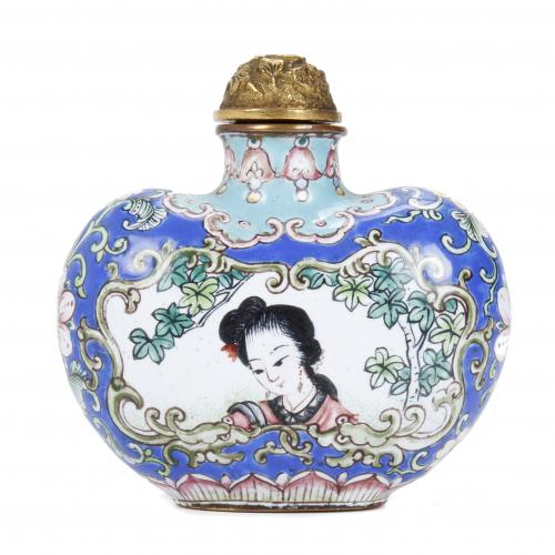 CHINESE PERFUME BOTTLE, QING DYNASTY, LATE 19TH CENTURY.