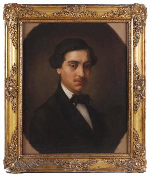 FEDERICO DE MADRAZO (1815-1894). "RETRATO DE UN JOVEN".