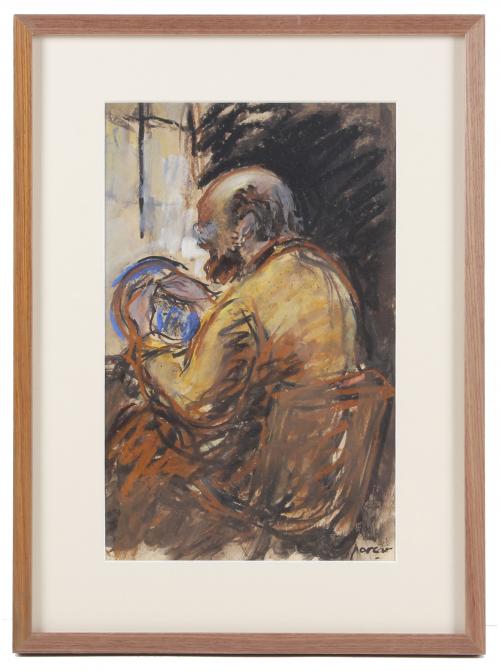 JUAN BAUTISTA PORCAR RIPOLLÉS (1888-1974) "SELF-PORTRAIT".