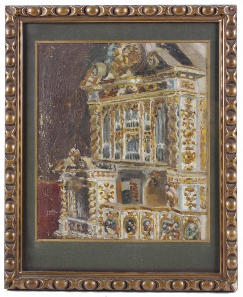 JOSEP MARIA LLOPIS DE CASADES (1886-1915). "EL ÓRGANO DE LA PARROQUIAL DE SITGES (ESTUDIO)", CIRCA 1915.