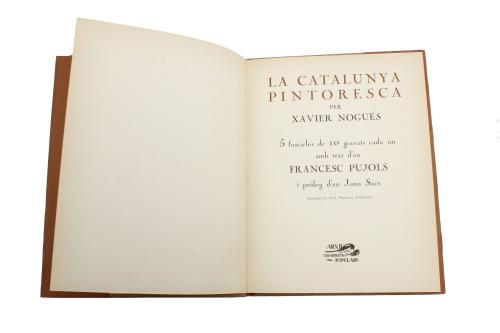 "THREE BOOKS ABOUT XAVIER NOGUÉS".