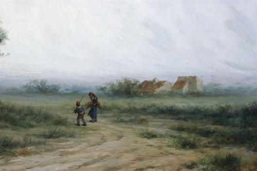 MODEST URGELL I INGLADA (1839-1919). "PAISAJE". 