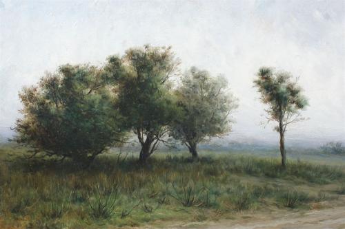 MODEST URGELL I INGLADA (1839-1919). "PAISAJE". 