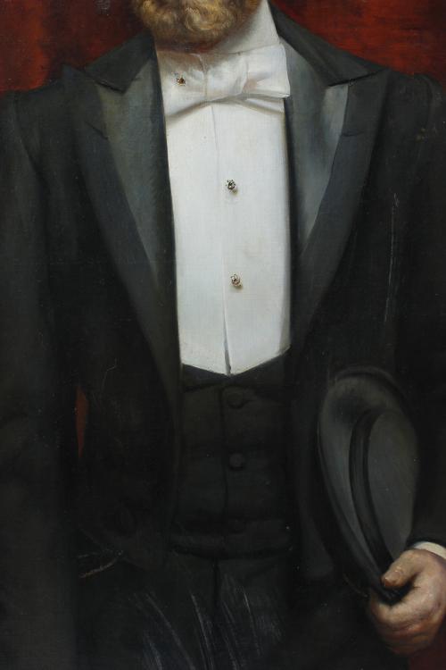 RICARDO MARTÍ AGUILÓ (1868-1936). "RETRATO MASCULINO". 