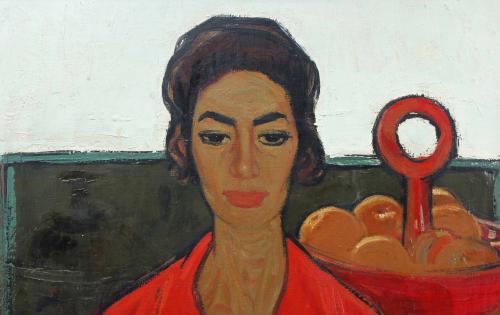 JESUS CASAUS MECHO (1926-2002). "RETRATO DE LA MUJER DEL AR