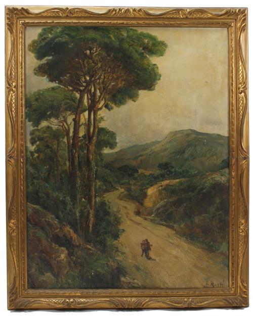 RICARDO MARTÍ AGUILÓ (1868-1936). "PAISAJE".