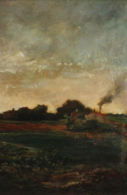 RAMÓN MARTÍ ALSINA (1826-1894) AND STUDIO. "LANDSCAPE PROBA