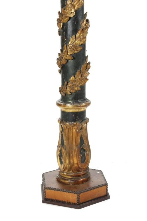 BAROQUE SOLOMONIC COLUMN, 18TH CENTURY.