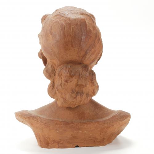 CATALAN SCHOOL, MID 20TH CENTURY. "BUST OF A GIRL".