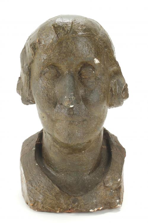 MANOLO HUGUÉ (1872-1945). "RETRAT DE LA SRA. MATA", CIRCA 1