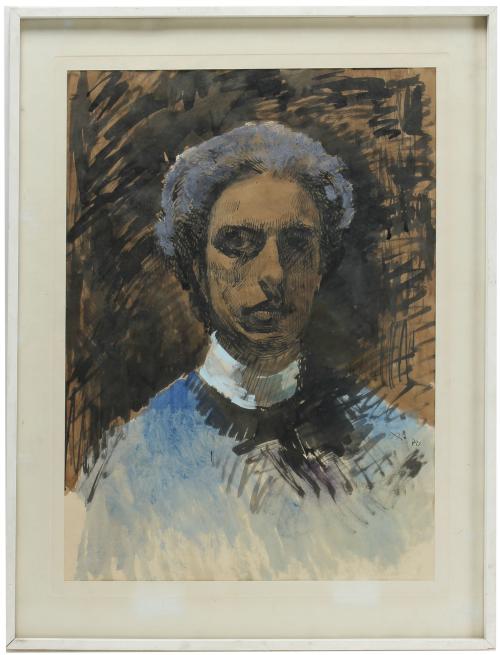 ANTONI PITXOT (1934-2015). "SELF-PORTRAIT", 1970. 