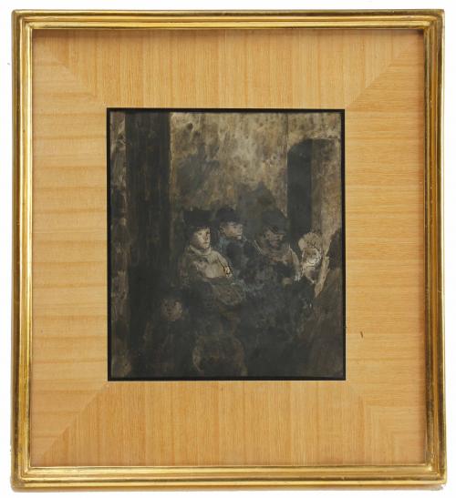 MANUEL HUMBERT (1890-1975). "LA CAVE (EL SÓTANO)", 1918.