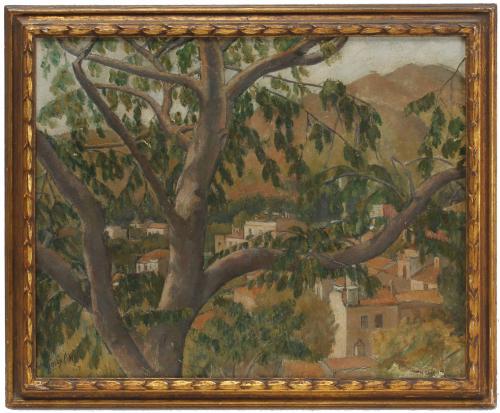 JOSEP OBIOLS PALAU (1894-1967). "PAISAJE", 1927.