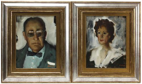 JESUS CASAUS MECHO (1926-2002). "Retratos de Gustavo Camps 