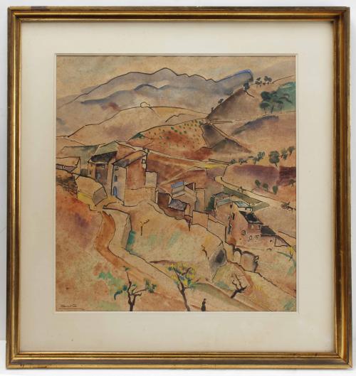 PERE / PIERRE DAURA (1896-1976). "PAISAJE". 