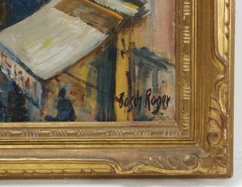 EMILI BOSCH ROGER (1894-1980). "MARKET" AND "RURAL VIEW", 1