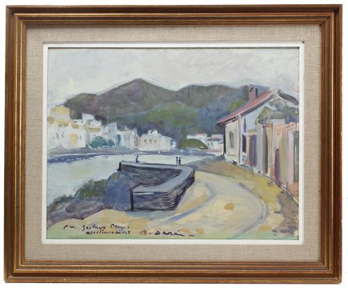 RAFAEL DURÁN BENET (1931-2015). "VIEW OF CADAQUÉS". 