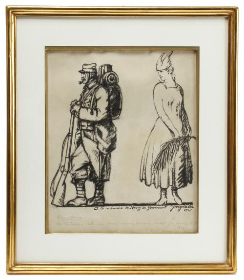 PERE YNGLADA Y SALLENT (1881-1958). "COQUETTERIE (COQUETRY)