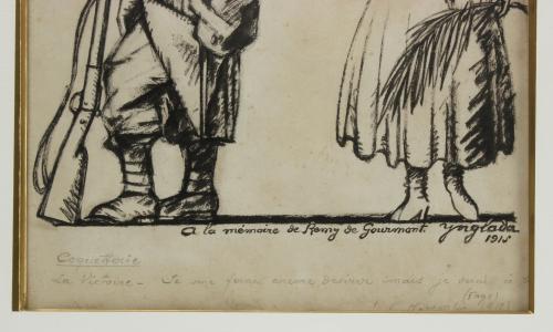 PERE YNGLADA Y SALLENT (1881-1958). "COQUETTERIE (COQUETERÍ