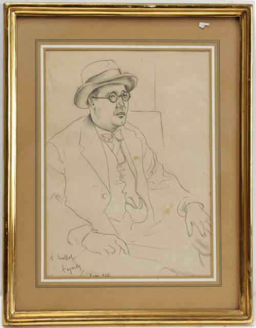 JOSÉ MARÍA DE TOGORES (1893-1970). "RETRATO DEL PINTOR IGNA