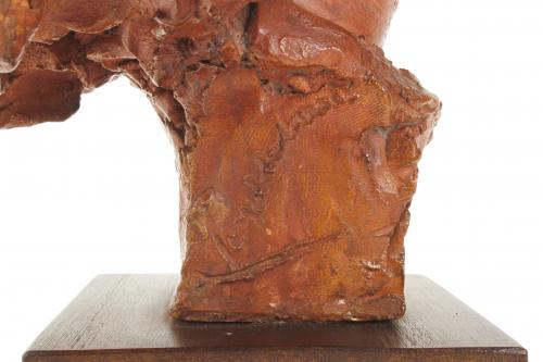 ESCUELA CATALANA, MED. SIGLO XX. "BUSTO DE NIÑA".