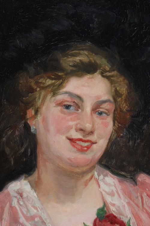 LLUÏSA VIDAL (1876-1918). "PROBABLY PORTRAIT OF A RELATIVE 