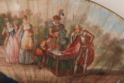 SPANISH FAN, FIRST THIRD 19TH CENTURY. 