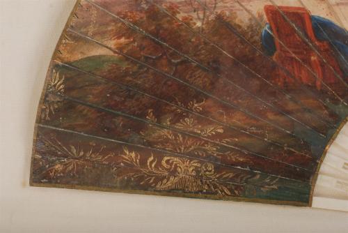 SPANISH FAN, FIRST THIRD 19TH CENTURY. 