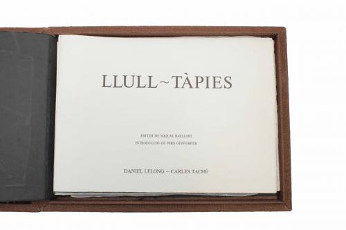 ANTONI TÀPIES (1923-2012). "LLULL-TÀPIES", 1985.