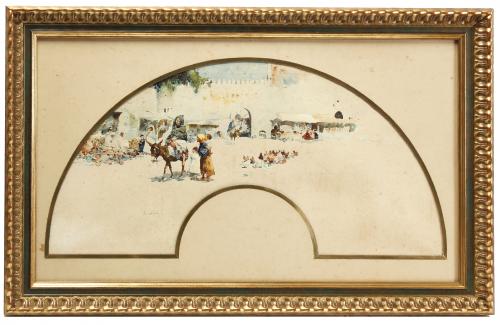 JOSÉ NAVARRO LLORENS (1867-1923). "ZOCO ÁRABE".