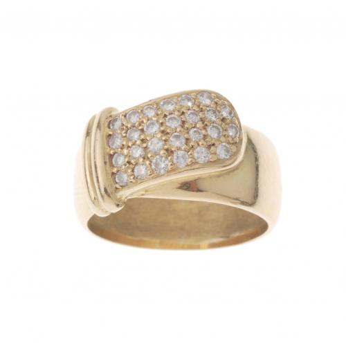 SORTIJA PAVÉ DIAMANTES.