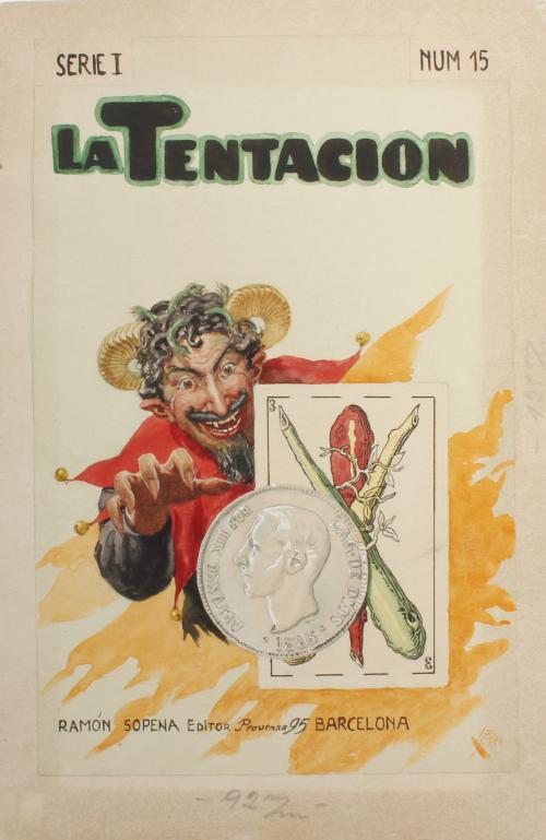 LUIS PALAO (1863-1933). "LA TENTACIÓN", DÉCADA DE 1920-1933.