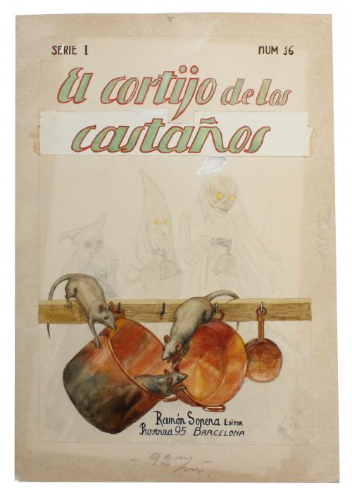 LUIS PALAO (1863-1933). "EL CORTIJO DE LOS CASTAÑOS", DÉCADA DE 1920-1933.