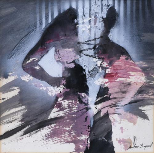 .JORDI ANDREU FRESQUET (1940). "LA CORTINA", 1988.