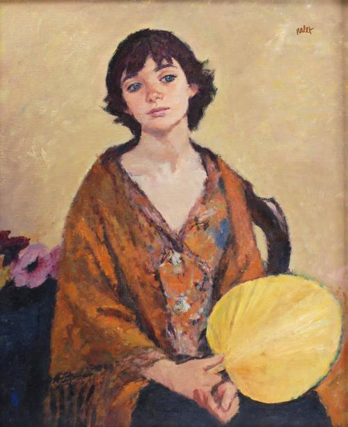 JOAN PALET BATISTE (1911-1996). "UNA JOVEN CON PAIPÁI".